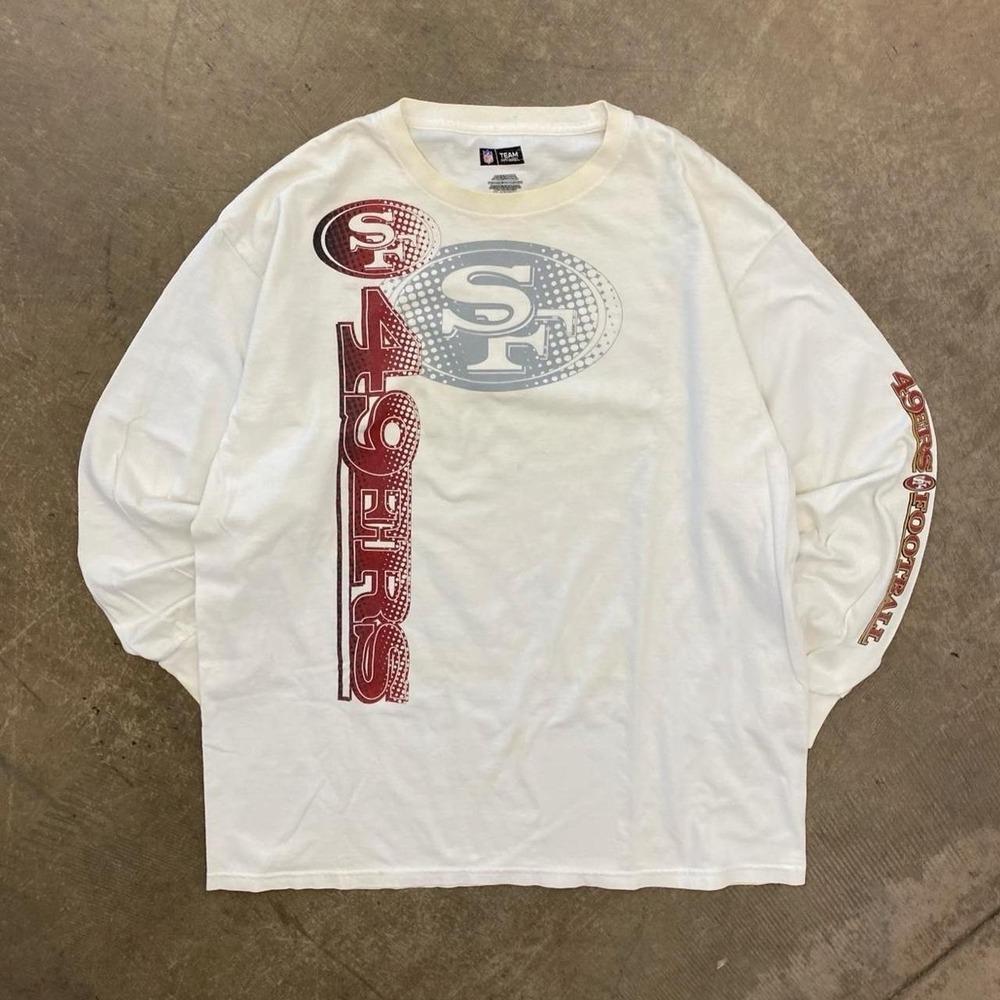 Vintage Y2K San Francisco 49ers NFL 2000s Football Longsleeve Shirt Size XL